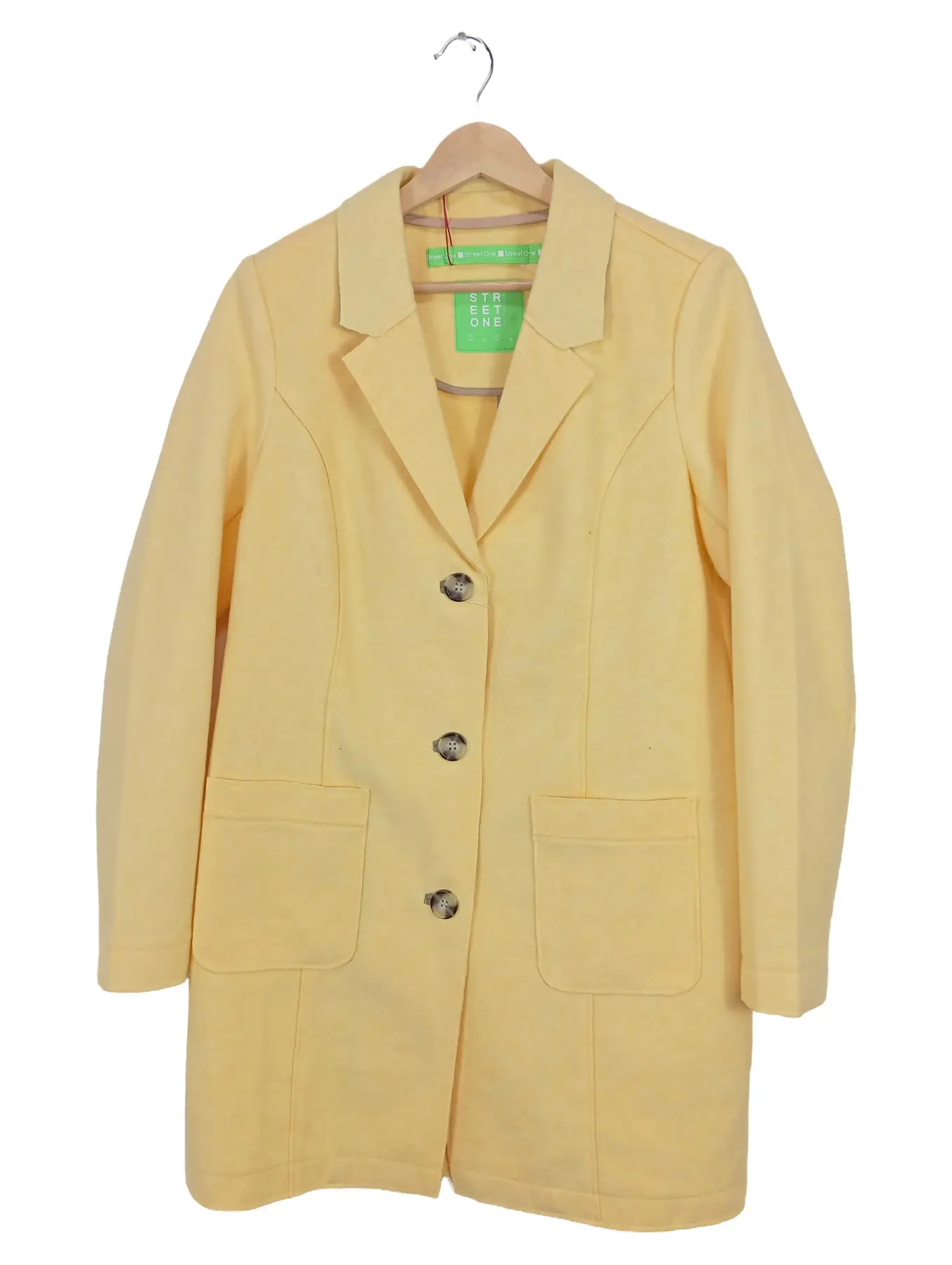 STREET ONE Damen Blazer Gr. 36 S Gelb Casual Langarm Jacke