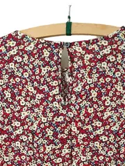 Vorschaubild 4 von Freizeitkleid Blumenmuster Midikleid Damen Gr. 36 S Mehrfarbig