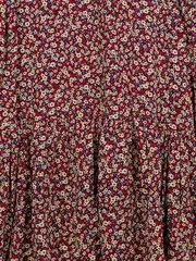 Vorschaubild 3 von Freizeitkleid Blumenmuster Midikleid Damen Gr. 36 S Mehrfarbig