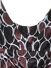 Vorschaubild 4 von Freizeitkleid Damen Gr. 40 L Seide Baumwolle Mehrfarbig Abstrakt Schleife