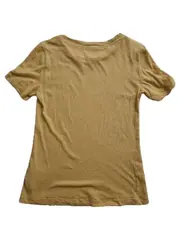 Vorschaubild 3 von Damen T-Shirt Beige Gr. 34/XS Baumwolle Casual