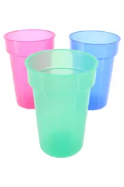 Vorschaubild 1 von Trinkbecher Set 3x Kunststoff Mehrfarbig Becher Party Picknick