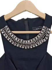 Vorschaubild 4 von Woman Abendkleid Schwarz Gr. 34/XS elegant mit Strasskragen