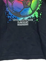 Vorschaubild 4 von Kinder Langarmshirt Fußball Design Gr. 146 Schwarz Sportlich