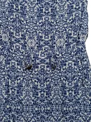 Vorschaubild 4 von EDC Damen Freizeitkleid Gr. 38 Blau Gemustert Casual Viskose Sommerkleid