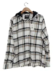 Vorschaubild 1 von Damen Kapuzenpullover kariert Gr. 40/L Mehrfarbig