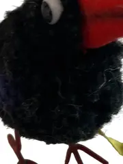 Vorschaubild 3 von 1508,4G Vogel Dekofigur Filz Klassisch Schwarz 6cm