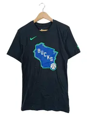 Vorschaubild 1 von Milwaukee Bucks T-Shirt Herren Gr. XS Schwarz NBA Basketball Logo Baumwolle