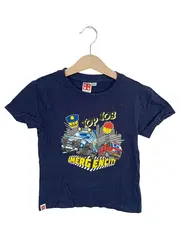 Vorschaubild 1 von Kinder T-Shirt Blau Grafik Kurzarm Baumwolle Gr. 116