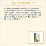 Vorschaubild 4 von Harry Potter Scrabble Brettspiel Wortspiel Zauberwelt