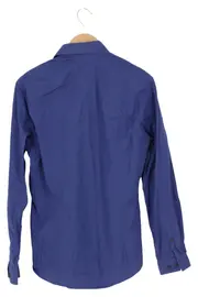 Vorschaubild 2 von Business Hemd Herren Gr. 38/S Blau Langarm Baumwolle Elegant
