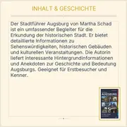 Vorschaubild 3 von Martha Schad Augsburg Stadtführer Taschenbuch Reiseführer Deutschland