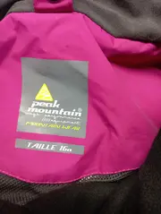 Vorschaubild 3 von Damen Winterjacke Outdoor Rosa Gr. 44/XL Kapuze