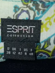 Vorschaubild 5 von Collection Damen Sommerkleid Paisley Seide Gr. 38 Türkis Grün