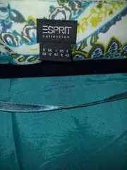 Vorschaubild 4 von Collection Damen Sommerkleid Paisley Seide Gr. 38 Türkis Grün