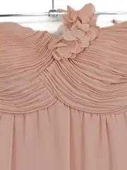 Vorschaubild 5 von Abendkleid Rosa Gr. 34/XS Elegant Applikationen Raffungen Midikleid