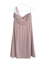 Vorschaubild 3 von Abendkleid Rosa Gr. 34/XS Elegant Applikationen Raffungen Midikleid