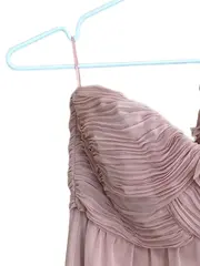 Vorschaubild 4 von Abendkleid Rosa Gr. 34/XS Elegant Applikationen Raffungen Midikleid