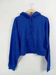 Vorschaubild 2 von Damen Hoodie Kapuzenpullover Gr. 36/S Blau Casual Baumwolle