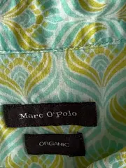 Vorschaubild 2 von Damen Bluse Langarm Gr. 40 Grün Gemustert Organic