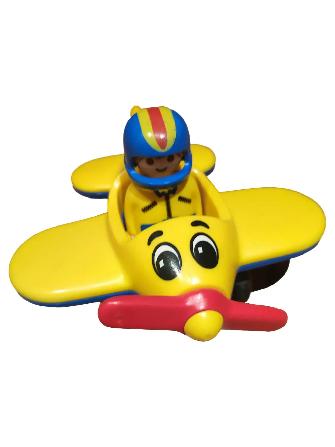 PLAYMOBIL Flugzeug mit Pilot Kinder Spielzeug Mehrfarbig Kunststoff