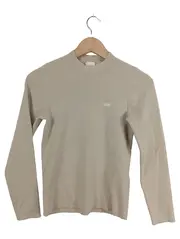 Vorschaubild 1 von Damen Pullover Stehkragen Rippstrick Beige Gr. L