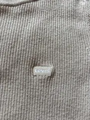 Vorschaubild 4 von Damen Pullover Stehkragen Rippstrick Beige Gr. L