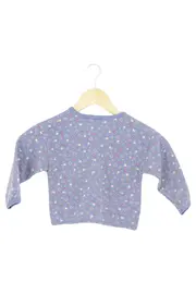 Vorschaubild 2 von Pullover Kinder Gr. 98 Blumenmuster Mehrfarbig Baumwolle Vintage