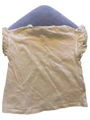 Vorschaubild 2 von T-Shirt Mädchen Gr. 86 Gelb Rüschenärmel Kurzarm