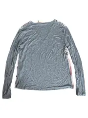Vorschaubild 2 von Damen Langarmshirt Pailletten Mehrfarbig Gr. 36/S Glamourös
