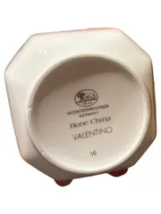 Vorschaubild 2 von Valentino Zuckerdose Porzellan Klassisch Weiß Uni