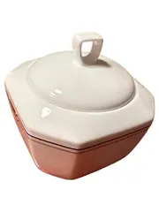 Vorschaubild 1 von Valentino Zuckerdose Porzellan Klassisch Weiß Uni
