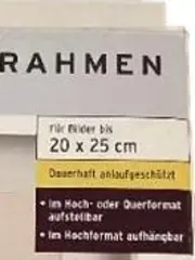 Vorschaubild 5 von TCM Bilderrahmen 64740 Rechteckig Metall Silber 25x30 cm Klassisch Mattiert
