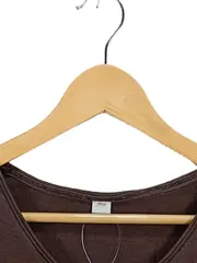 Vorschaubild 4 von Damen T-Shirt Gr. 38/M Braun Kurzarm Baumwolle Grafik