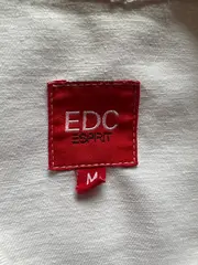 Vorschaubild 7 von Damen Jeansjacke Weiß Gr. 38/M Casual Baumwolle Langarm