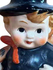 Vorschaubild 2 von Schornsteinfeger Junge Dekofigur Keramik Weihnachten 14cm