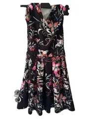Vorschaubild 2 von Damen Sommerkleid Gr. 34;XS Mehrfarbig Florales Muster