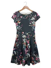 Vorschaubild 1 von Damen Sommerkleid Gr. 34;XS Mehrfarbig Florales Muster