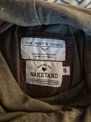 Vorschaubild 4 von Damen Top Grau Gr. 36/S Kurzarm Casual Meliert Rippstrick