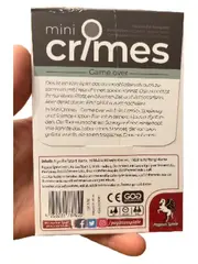 Vorschaubild 2 von Mini Crimes Game Over Kartenspiel Krimi Rätsel 1-6 Spieler