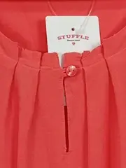 Vorschaubild 5 von Damen Bluse Rot Gr. 46;3XL Casual Viskose Kurzarm