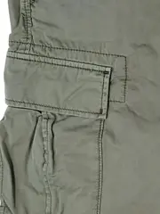 Vorschaubild 4 von Cargo Shorts Herren W27 Oliv 100% Baumwolle Cargoshorts