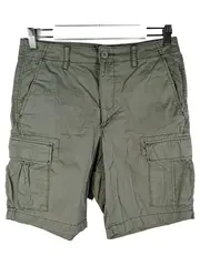 Vorschaubild 1 von Cargo Shorts Herren W27 Oliv 100% Baumwolle Cargoshorts
