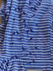 Vorschaubild 4 von Damen Kapuzenpullover Gr. 40/L Lila Gestreift Casual