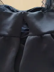 Vorschaubild 4 von Damen festliches Kleid Puffärmel schwarz Gr. 42/XL