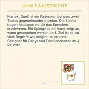 Vorschaubild 3 von Klar Text Duell Partyspiel Maulspanner Spiel Familie Freunde