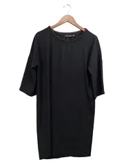 Vorschaubild 1 von Damen Etuikleid Gr. 34 XS Schwarz Elegant Business