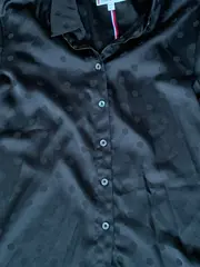 Vorschaubild 6 von Damen Bluse 36/S Schwarz Punkte Elegant Langarm Business