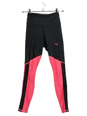 Vorschaubild 1 von Damen Leggings Sporthose Gr. 34 XS Schwarz Pink