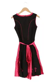 Vorschaubild 2 von GAUDI TRACHTEN Dirndl Trachtenkleid Damen 34/XS Schwarz Pink Vintage Stickerei